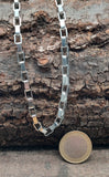 Ankerkette 4,3 mm - silbern - Edelstahl