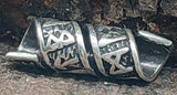 Bartperle Runen - Silber