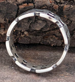 Ring Kettendesign, Gr. 54-74 (ring8) - Silber