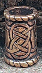Bartperle Keltenknoten 6 mm - Bronze