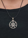 Anhänger 465 Heptagramm - Silber