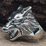 Ring Wolfskopf, Gr. 63-76 (wk24) - Edelstahl