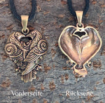 Anhänger 159 Raben - Bronze