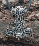 Thorshammer 245 mit Königskette - Silber
