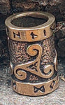 Bartperle Triskele 7mm - Bronze
