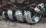 Bartperle Drache 4 mm - Edelstahl