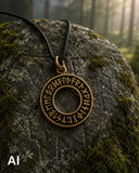 Anhänger 53 Runenkreis - Bronze