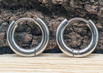 Klappcreole silbern 10mm- Edelstahl kcsi07