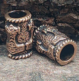 Bartperle Thorshammer 5 mm - Bronze