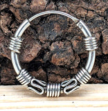 Unisex Ohrringe aus 925 Silber – zeitlos & hochwertig | Bali Creole CR.48