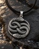 Schlangen 330 mit Schlangenkette - Silber