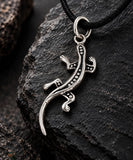 Anhänger 2 Echse - Silber