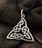 Keltischer Knoten 108 mit Schlangenkette - Silber
