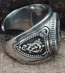 Ring Wotansknoten Valknut, Gr. 55-70 (edwt1) - Edelstahl