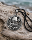 Anhänger 386 Wikinger-Schiff - Silber