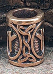 Bartperle Rune Algiz - 1 - Bronze
