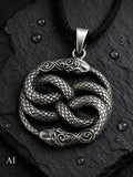 Schlangen 330 mit Schlangenkette - Silber