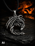 Anhänger 288 Drache - Silber