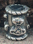 Bartperle Thorshammer 6mm - Silber