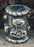 Bartperle Thorshammer 6mm - Silber