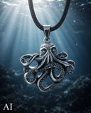 Oktopus 388 mit Schlangenkette - Silber