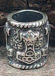 Bartperle Thorshammer 8 mm - Silber