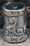 Bartperle Triskele 7mm - Edelstahl