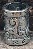 Bartperle Triskele 7mm - Edelstahl