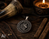 Wolfskopf 352 mit Korbkette - Silber
