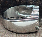 Ring Schlagring Gr. 56-72 - Edelstahl