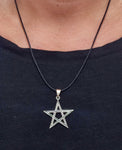 Anhänger 452 Pentagramm - Silber