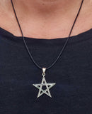 Anhänger 452 Pentagramm - Silber