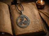 Triskele 231 mit Schlangenkette - Silber