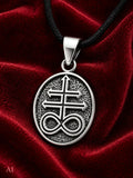 Leviathan Kreuz  414 mit Schlangenkette - Silber