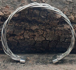 Armband Flechtmuster 1 - Silber