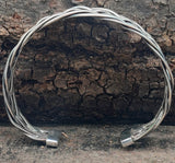 Armband Flechtmuster 1 - Silber
