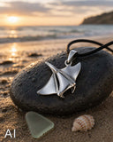 Rochen 316 mit Schlangenkette - Silber