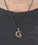 Anhänger 156 Wolf im Mond - Bronze