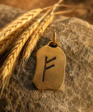 Anhänger 87 Fehu - Bronze