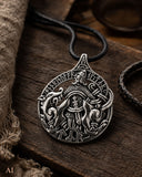 Anhänger 398 Tyr mit Fenrir - Silber