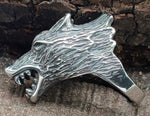 Ring Wolfskopf, Gr. 55-70 (edwo) - Edelstahl