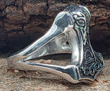 Ring Thorshammer Gr. 57-70  (th26)- Edelstahl