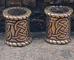 Bartperle Keltenknoten 8 mm - Bronze