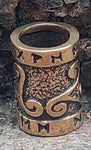 Bartperle Triskele 7mm - Bronze