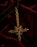 Anhänger 120 Kreuz - Bronze