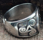 Ring Triskele, Gr. 55-70 (edtr) - Edelstahl