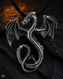 Anhänger 235 Drache - Silber
