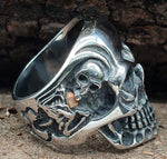 Ring Totenkopf, Gr. 58-71 (tk34) - Edelstahl