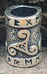 Bartperle Triskele 7mm - Silber
