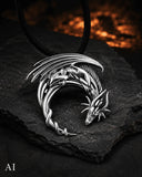 Anhänger 315 Drache - Silber